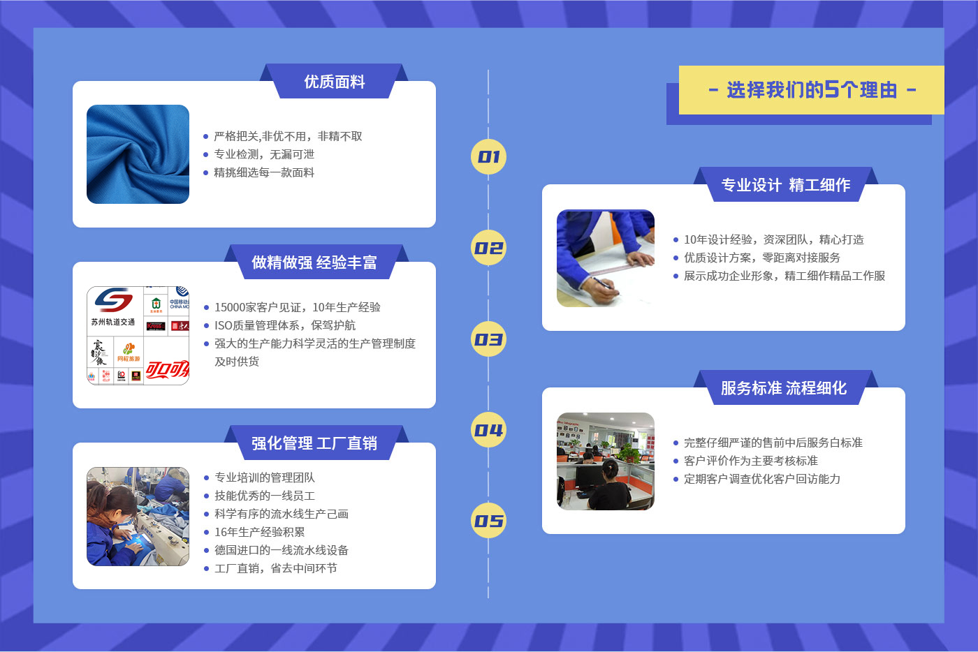 选择建材工作服的5大理由